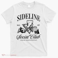 Sideline Social Club Soccer Mom Game Day Mothers Day T-Shirt thumb 0
