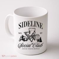 Sideline Social Club Soccer Mom Game Day Mothers Day Coffee Mug thumb 0