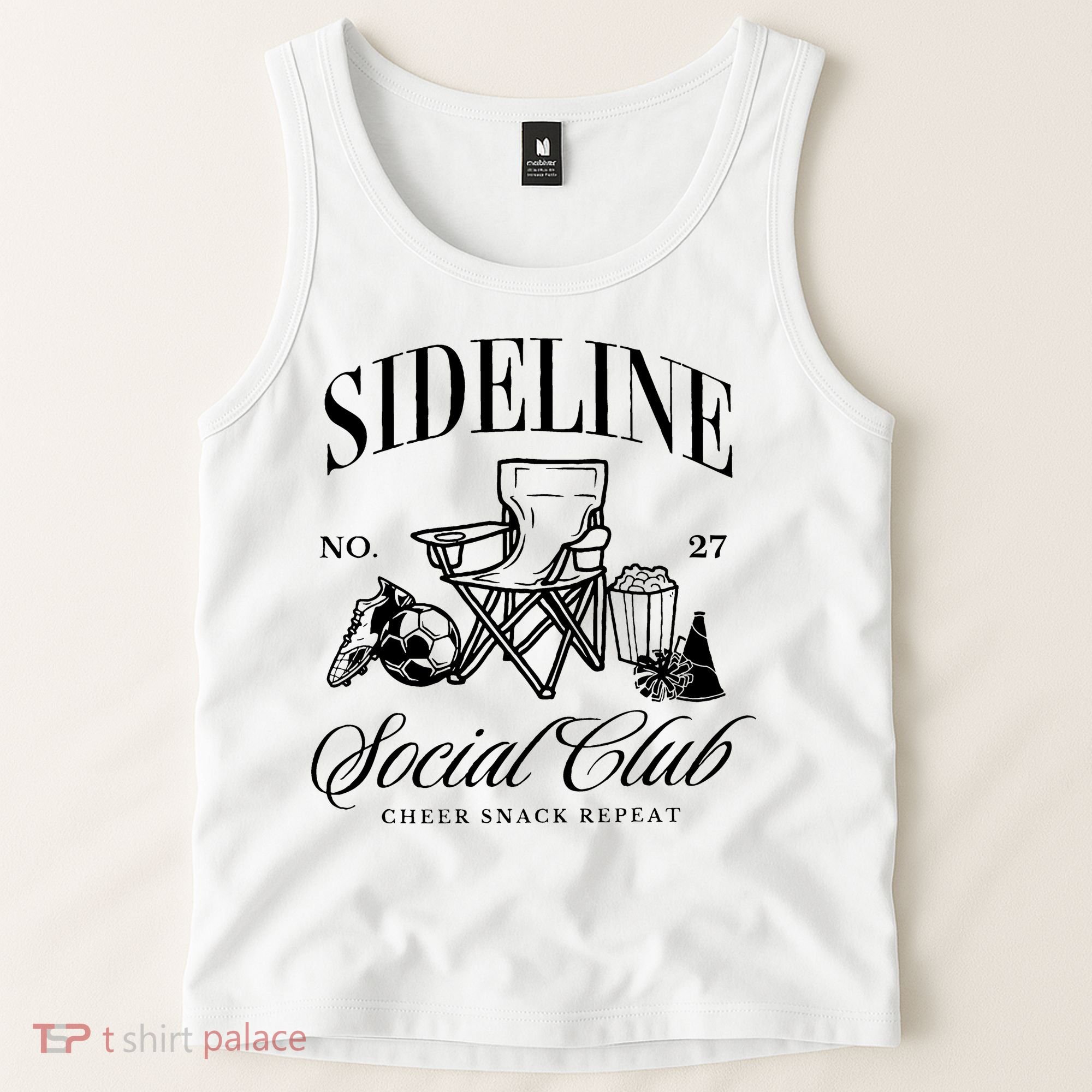Sideline Social Club Soccer Mom Game Day Mothers Day Tank Top