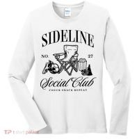 Sideline Social Club Soccer Mom Game Day Mothers Day Women's Long Sleeve Shirt thumb 0