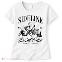 Sideline Social Club Soccer Mom Game Day Mothers Day Women's T-Shirt thumb 0