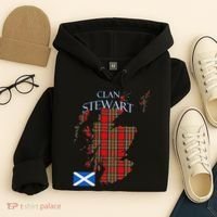 Stewart Scottish Clan Tartan Scotland Hoodie thumb 4