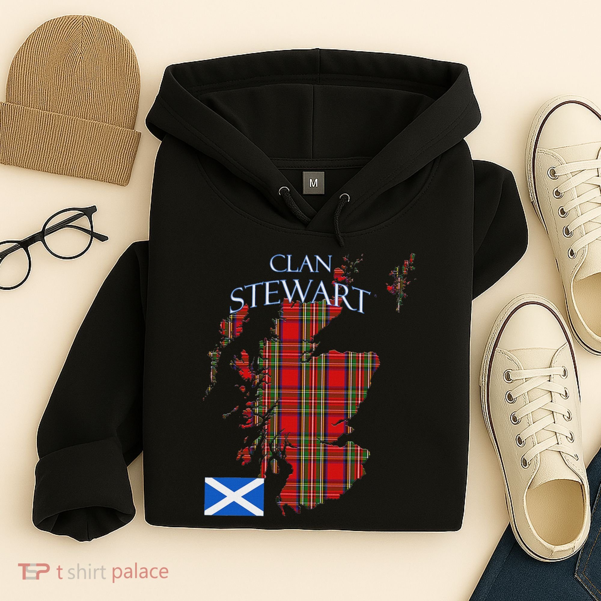 Stewart Scottish Clan Tartan Scotland Hoodie