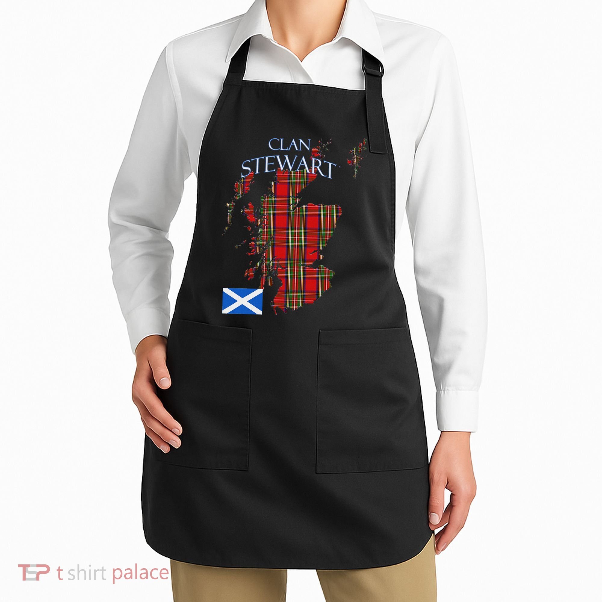 Stewart Scottish Clan Tartan Scotland Apron