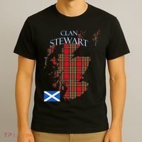 Stewart Scottish Clan Tartan Scotland T-Shirt thumb 3