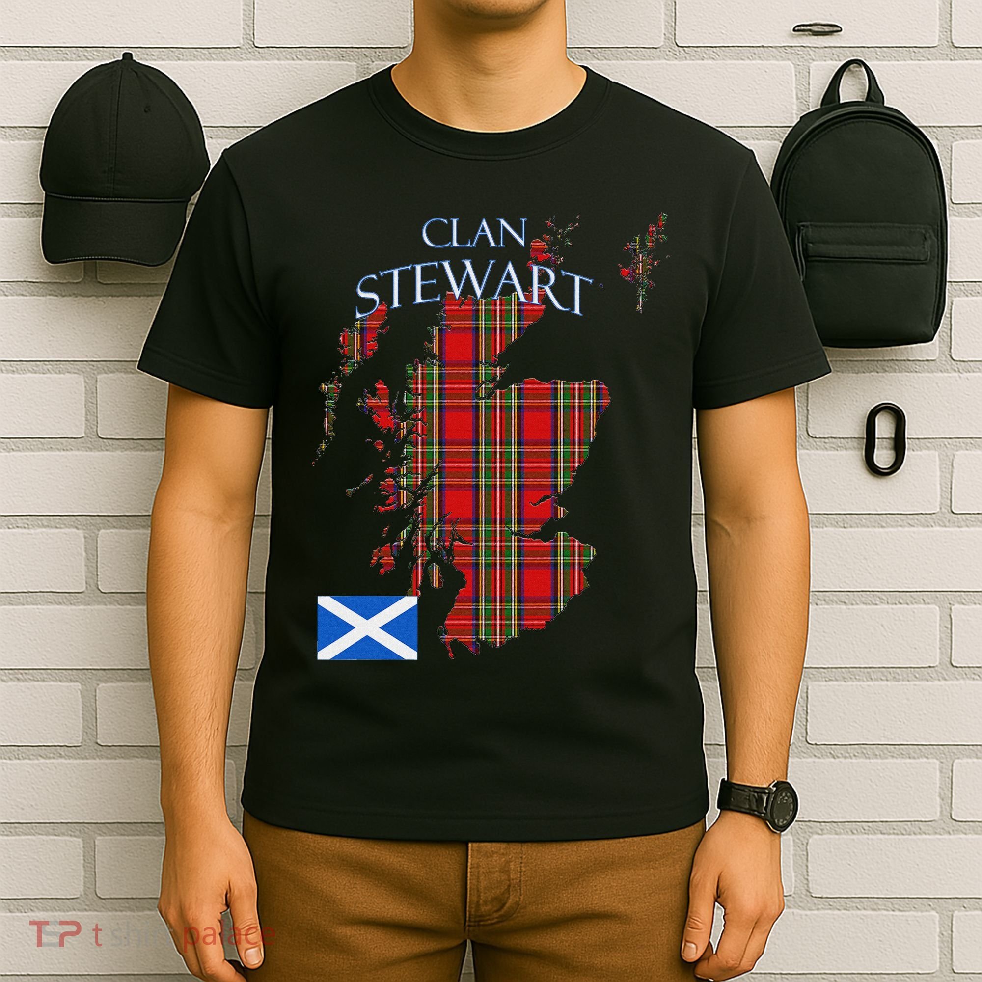 Stewart Scottish Clan Tartan Scotland T-Shirt