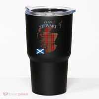 Stewart Scottish Clan Tartan Scotland Tumbler thumb 0