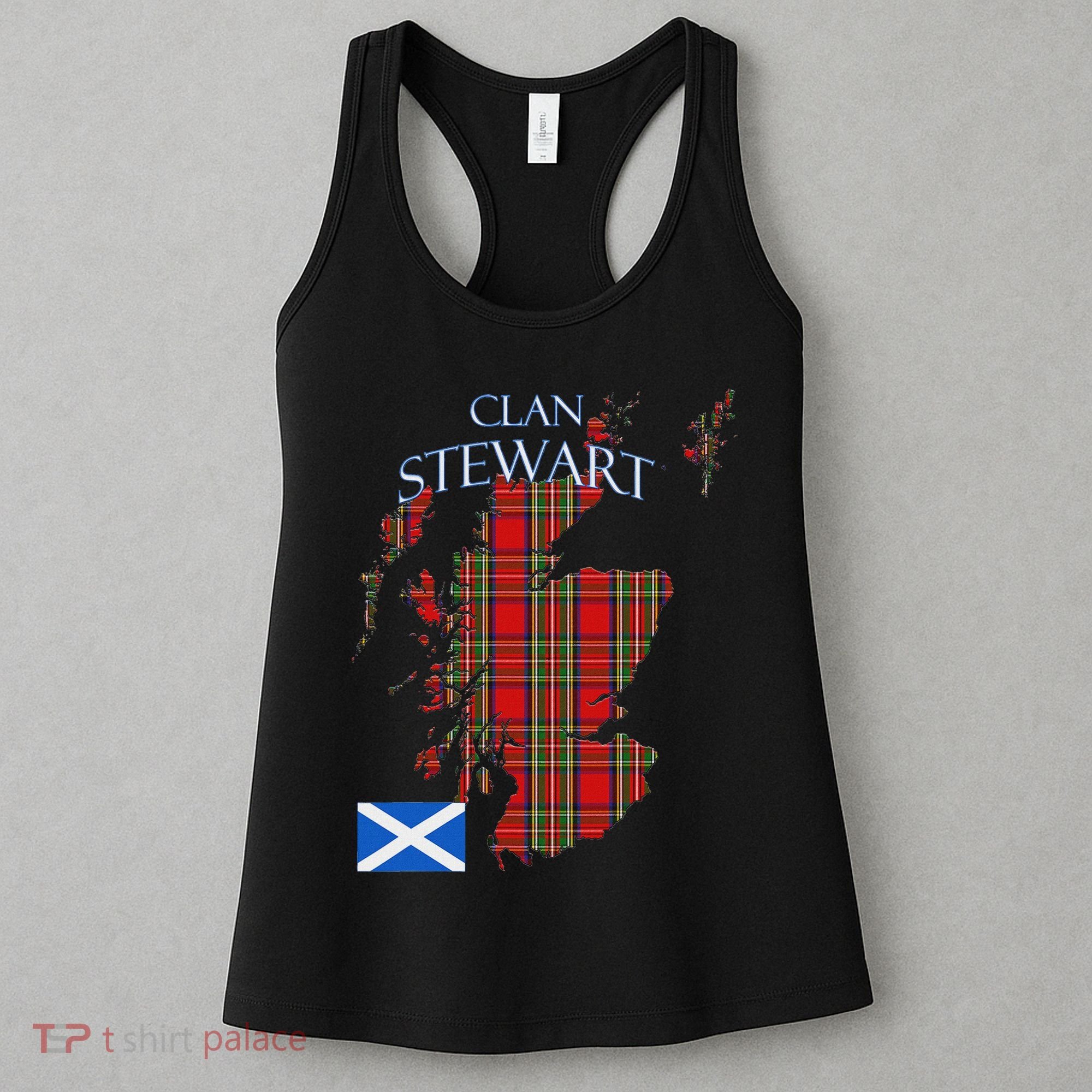Stewart Scottish Clan Tartan Scotland Women's Tank Top