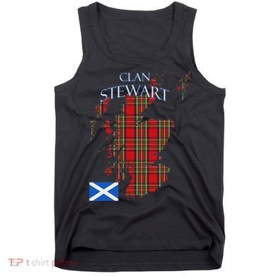 Stewart Scottish Clan Tartan Scotland Tank Top