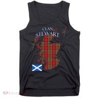 Stewart Scottish Clan Tartan Scotland Tank Top thumb 0