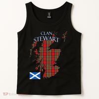 Stewart Scottish Clan Tartan Scotland Tank Top thumb 2
