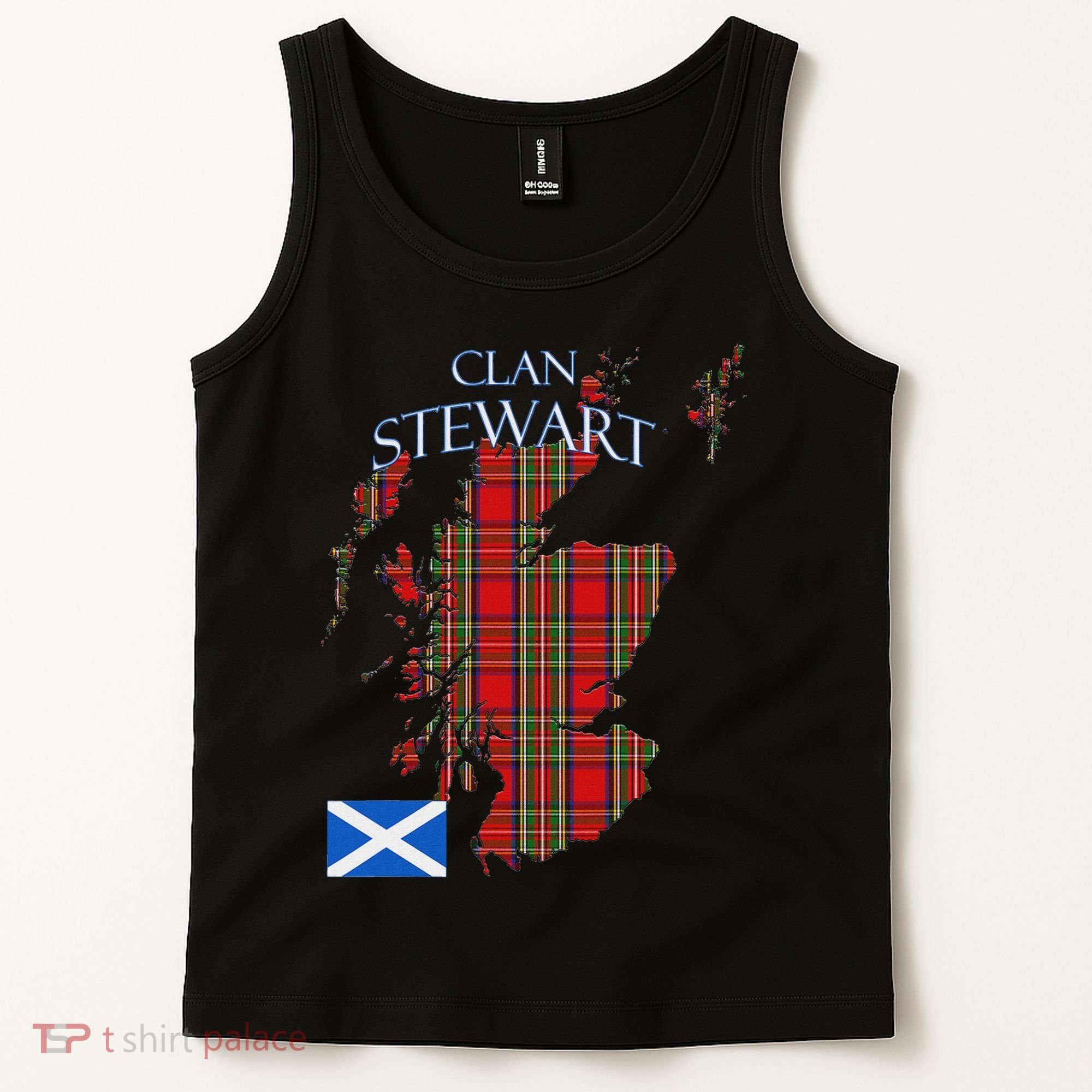 Stewart Scottish Clan Tartan Scotland Tank Top