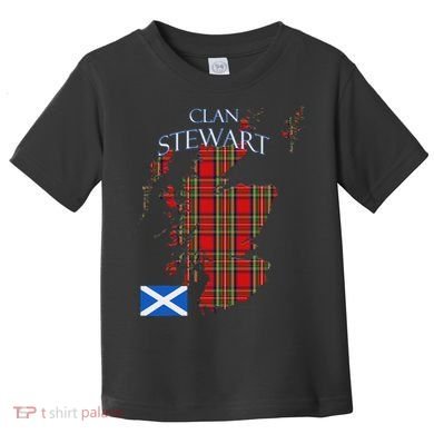 Stewart Scottish Clan Tartan Scotland Toddler T-Shirt