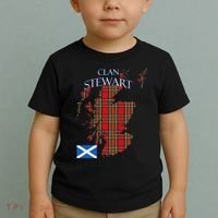 Stewart Scottish Clan Tartan Scotland Toddler T-Shirt thumb 2