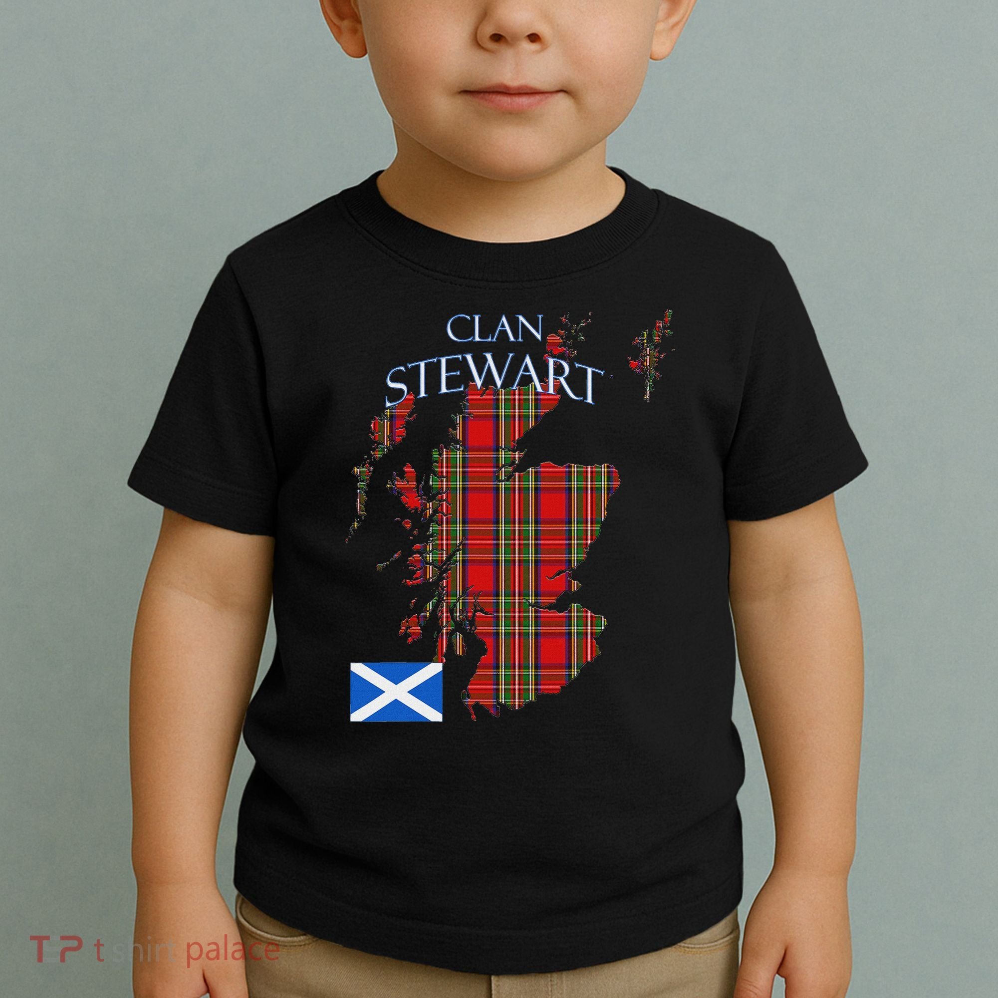 Stewart Scottish Clan Tartan Scotland Toddler T-Shirt