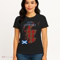 Stewart Scottish Clan Tartan Scotland Women's T-Shirt thumb 4