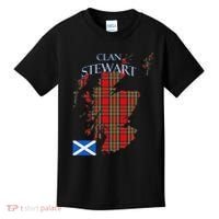 Stewart Scottish Clan Tartan Scotland Kids T-Shirt thumb 0
