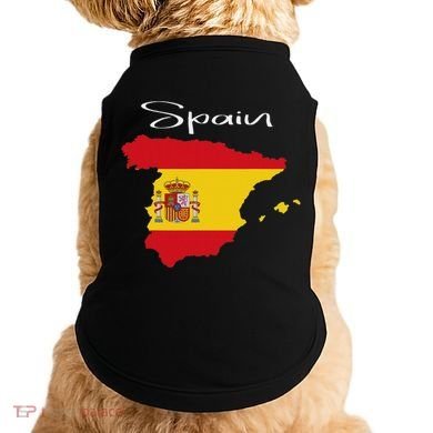 Spain Spanish Clothes Doggie Tank