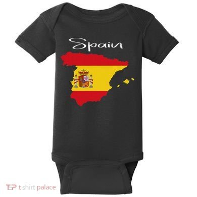 Spain Spanish Clothes Baby Bodysuit