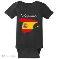 Spain Spanish Clothes Baby Bodysuit thumb 0
