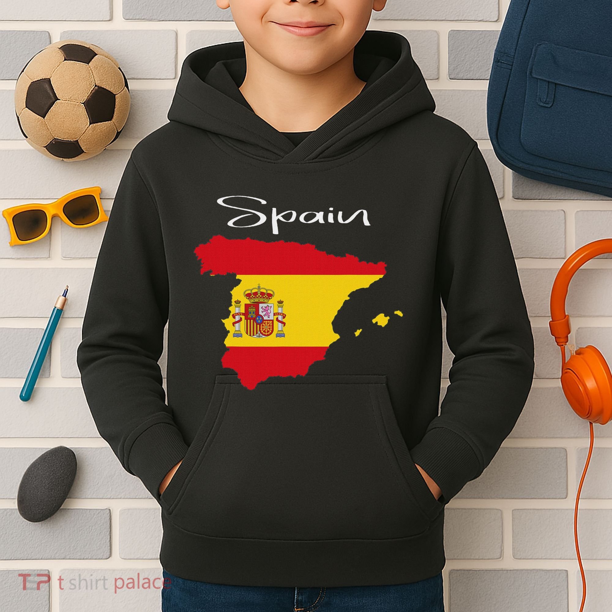 Spain Spanish Clothes Kids Hoodie