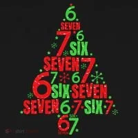 Six Seven Christmas Tree 67 Meme 6-7 Toddler Hoodie thumb 2