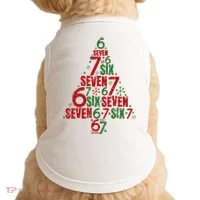 Six Seven Christmas Tree 67 Meme 6-7 Doggie Tank thumb 0