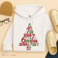 Six Seven Christmas Tree 67 Meme 6-7 Hoodie thumb 4