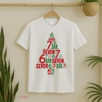 Six Seven Christmas Tree 67 Meme 6-7 T-Shirt thumb 2