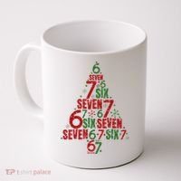 Six Seven Christmas Tree 67 Meme 6-7 Coffee Mug thumb 0