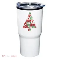 Six Seven Christmas Tree 67 Meme 6-7 Tumbler thumb 0