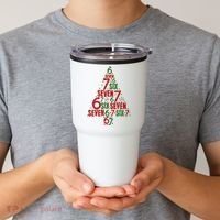 Six Seven Christmas Tree 67 Meme 6-7 Tumbler thumb 2