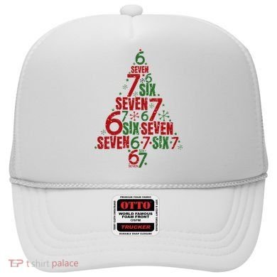 Six Seven Christmas Tree 67 Meme 6-7 Hat
