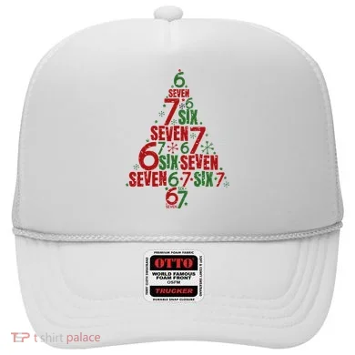 Six Seven Christmas Tree 67 Meme 6-7 Hat