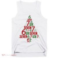 Six Seven Christmas Tree 67 Meme 6-7 Tank Top thumb 0