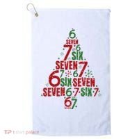 Six Seven Christmas Tree 67 Meme 6-7 Golf Towel thumb 0