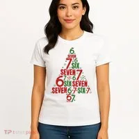 Six Seven Christmas Tree 67 Meme 6-7 Women's T-Shirt thumb 4