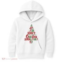 Six Seven Christmas Tree 67 Meme 6-7 Kids Hoodie thumb 0