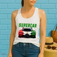 Supercar Sports Car Muscle Car And Race Car Women's Tank Top thumb 2