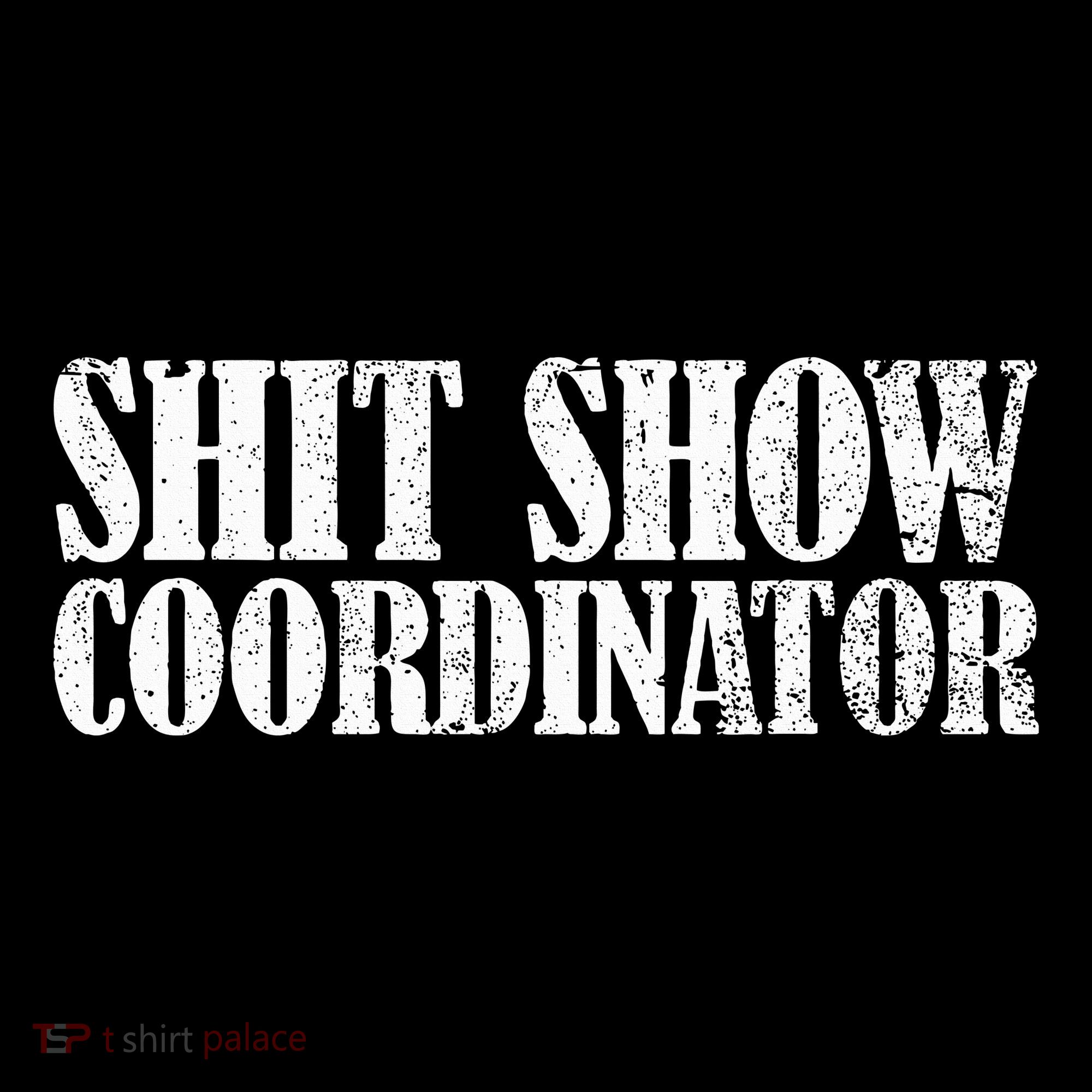 Shit Show Coordinator Funny Sarcastic Shit Show USA-Made Doggie Bandana