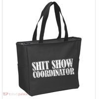 Shit Show Coordinator Funny Sarcastic Shit Show Tote Bag thumb 2