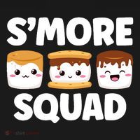 Smore Squad Camping Campfire Chocolate Marshmallow SMores Backpack thumb 2