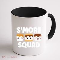 Smore Squad Camping Campfire Chocolate Marshmallow SMores Coffee Mug thumb 1