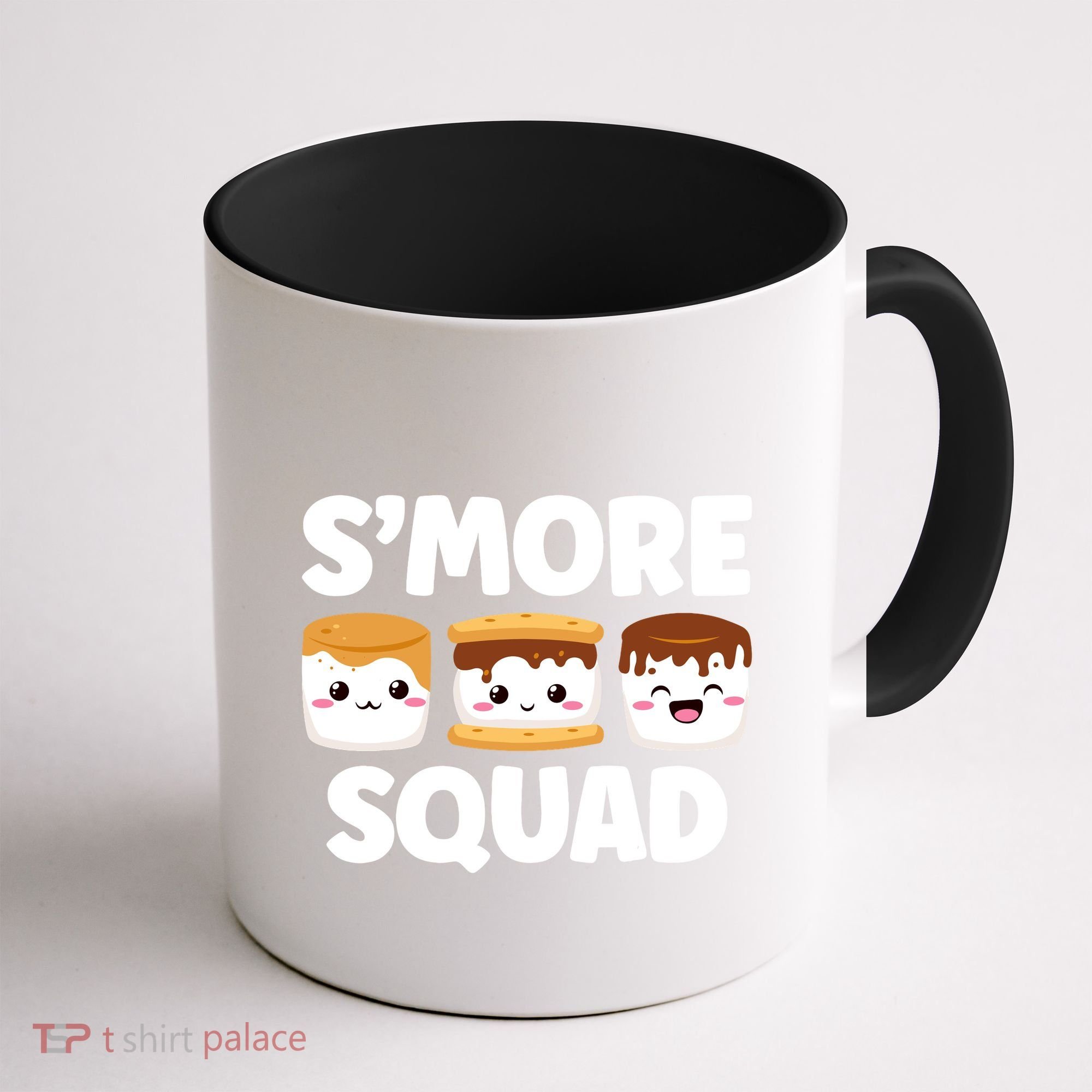 Smore Squad Camping Campfire Chocolate Marshmallow SMores Coffee Mug