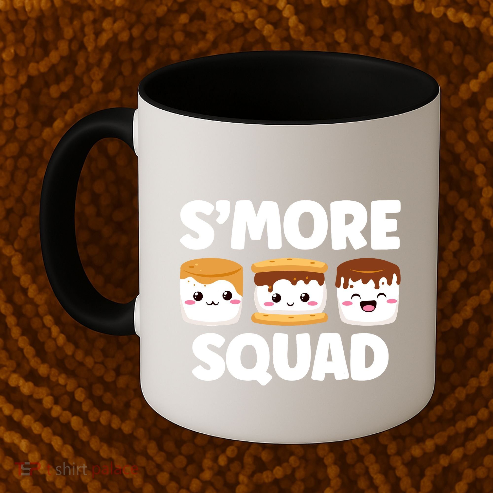Smore Squad Camping Campfire Chocolate Marshmallow SMores Coffee Mug