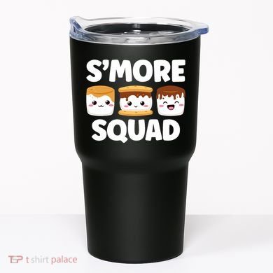 Smore Squad Camping Campfire Chocolate Marshmallow SMores Tumbler