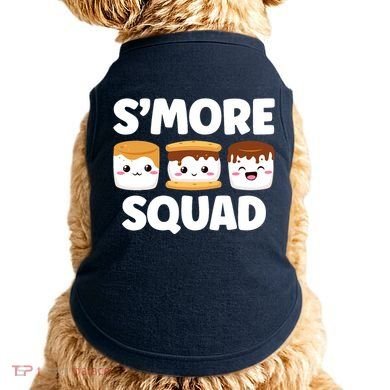 Smore Squad Camping Campfire Chocolate Marshmallow SMores Doggie Tank