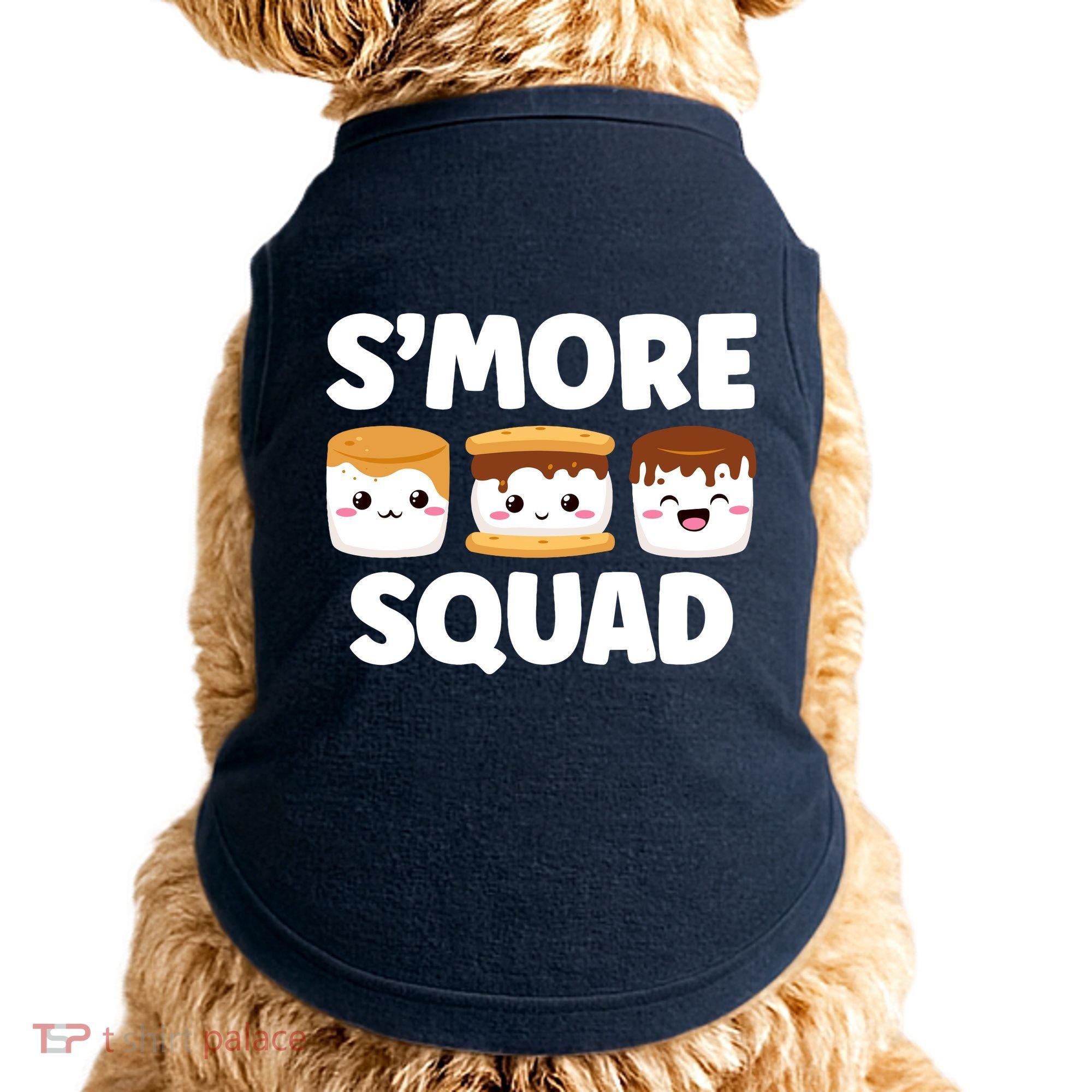 Smore Squad Camping Campfire Chocolate Marshmallow SMores Doggie Tank
