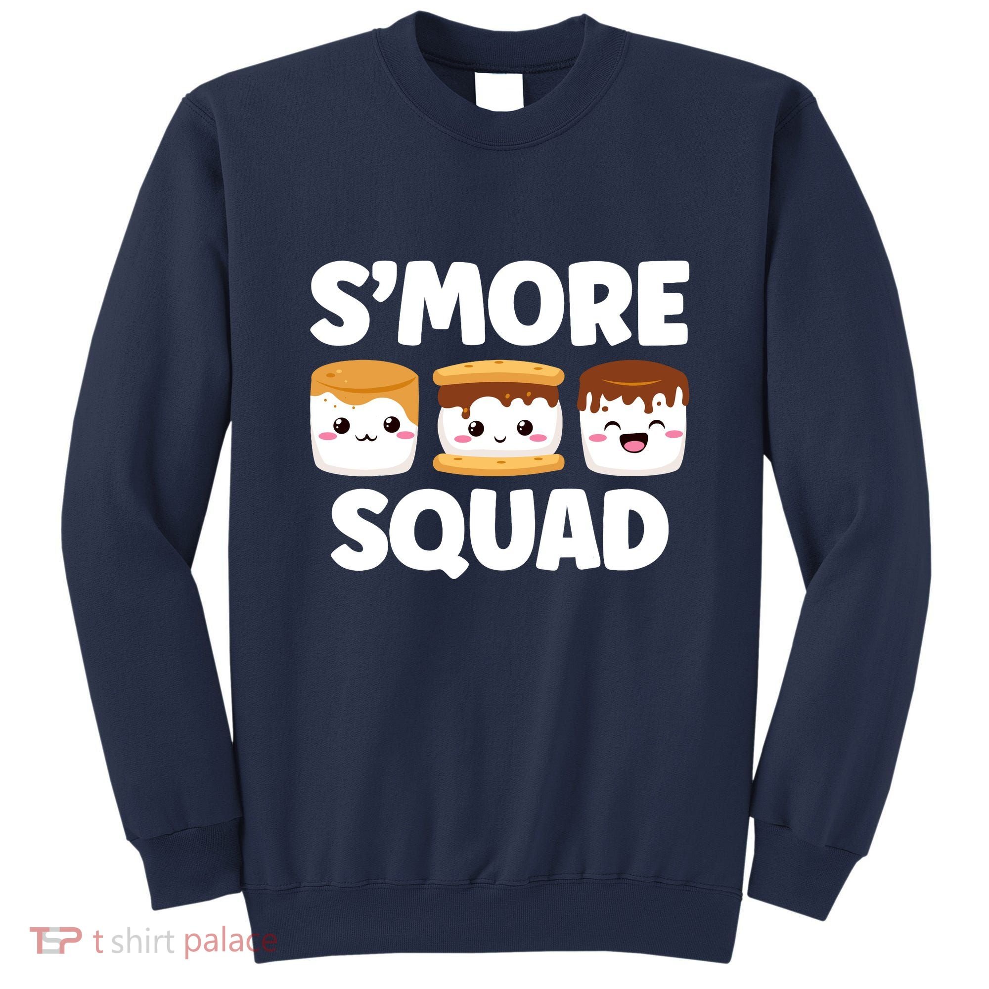 Smore Squad Camping Campfire Chocolate Marshmallow SMores Sweatshirt