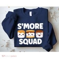 Smore Squad Camping Campfire Chocolate Marshmallow SMores Sweatshirt thumb 2